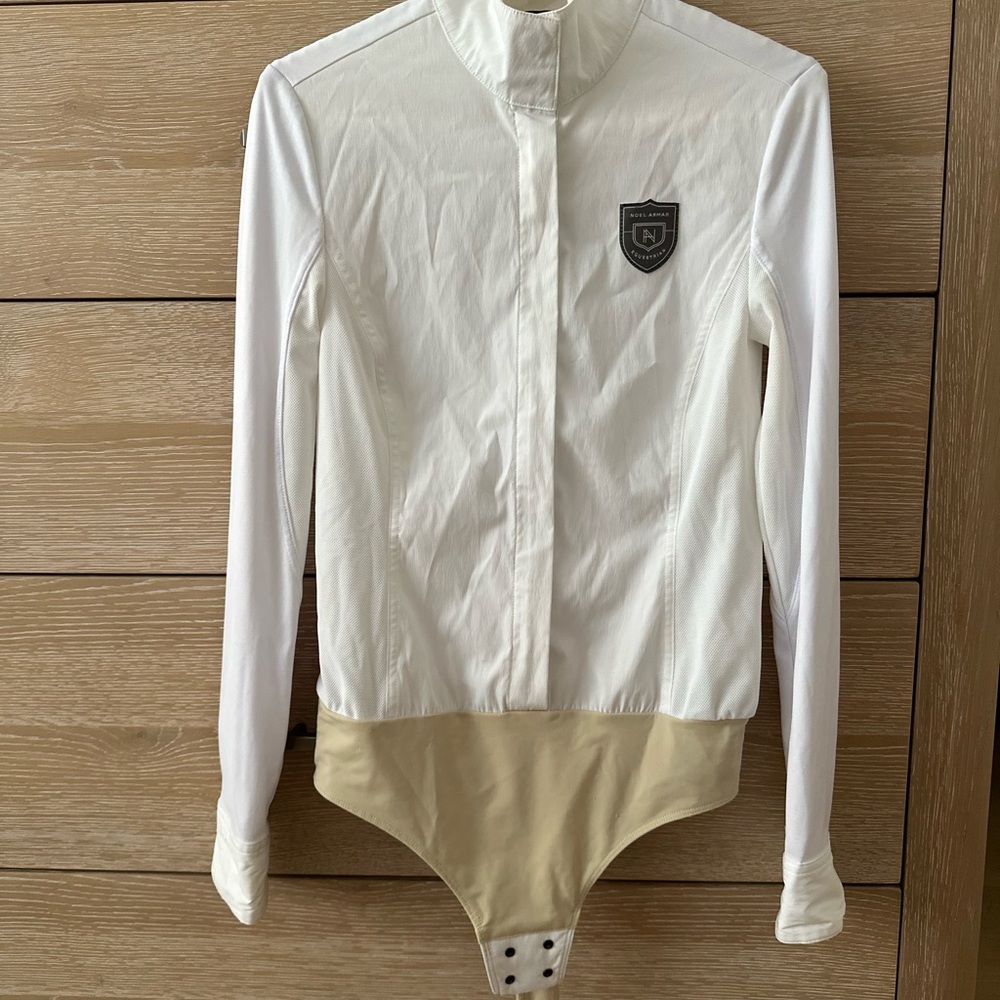 Noel Asmar Equestrian Women’s Show Shirt Bodysuit White XS